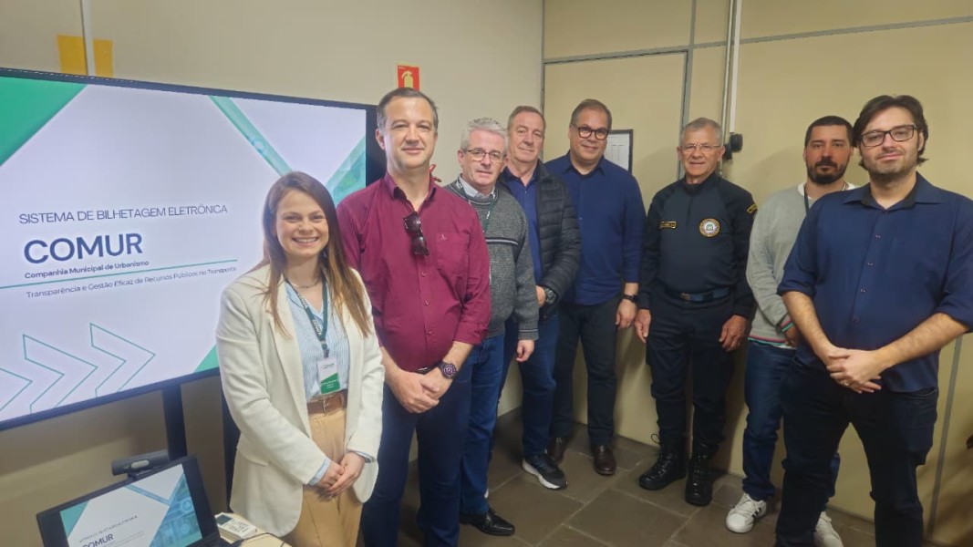 COMUR apresenta sistema de bilhetagem eletrônica ao município de Campo Bom