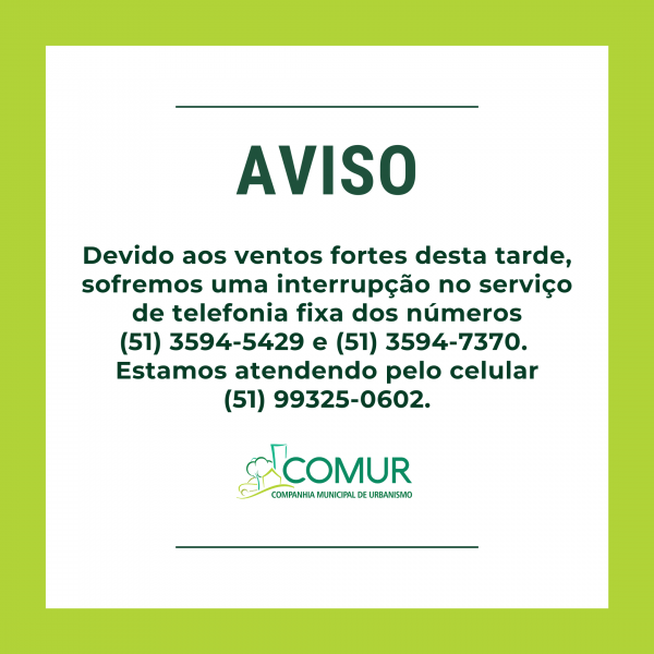 aviso-de-interrupcao-no-servico-de-telefonia-fixa-da-comur